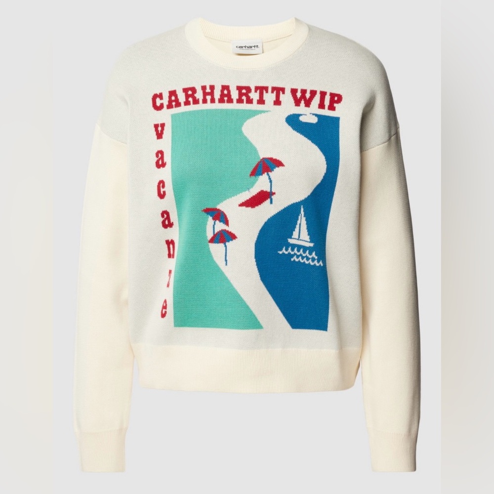Carhartt WIP Vacanze Après-ski Knit Crewneck Women's Size Small